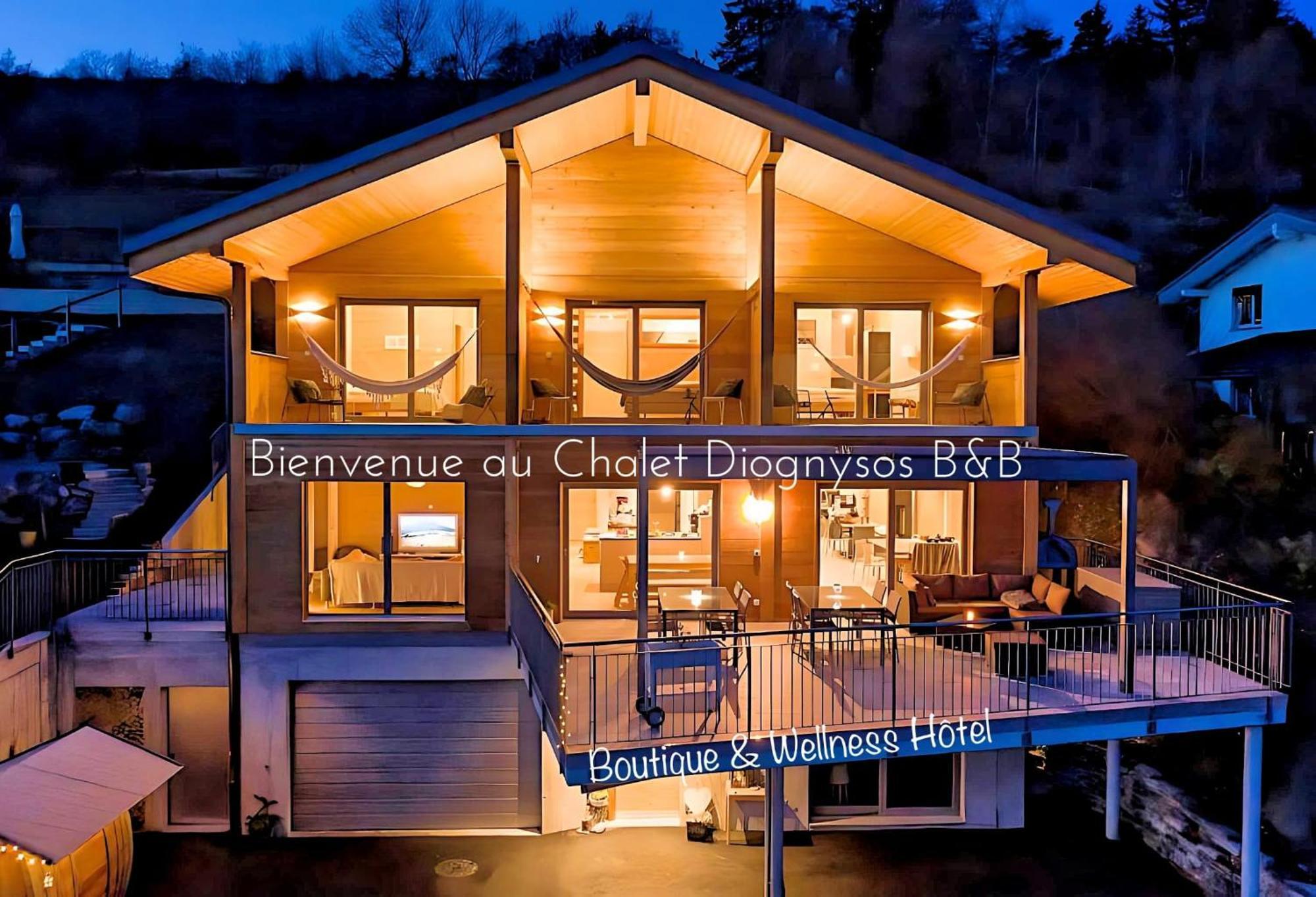 Chalet Diognysos B&B, Boutique Hotel & Wellness Crans-Montana Kültér fotó